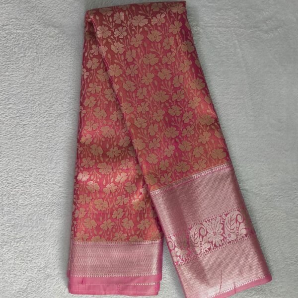 Pastel Semi Pattu Saree