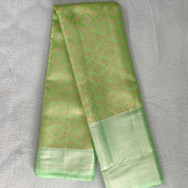 Pastel Semi Pattu Saree