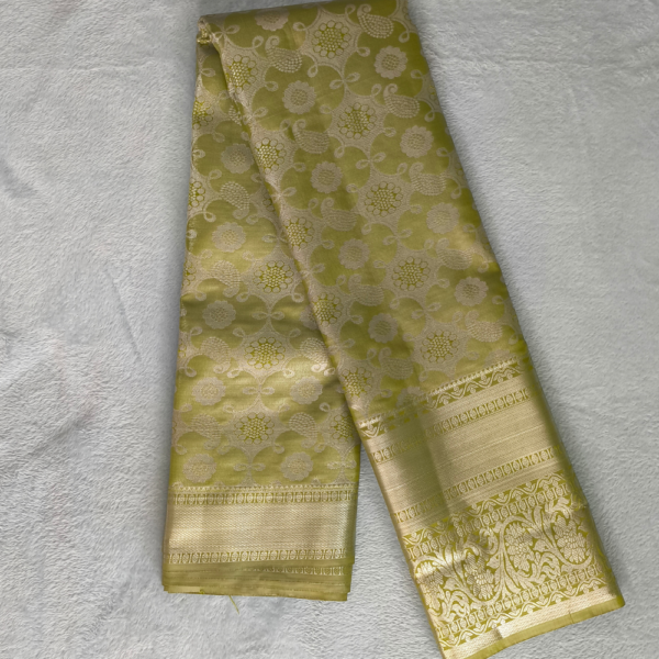 Pastel Semi Pattu Saree